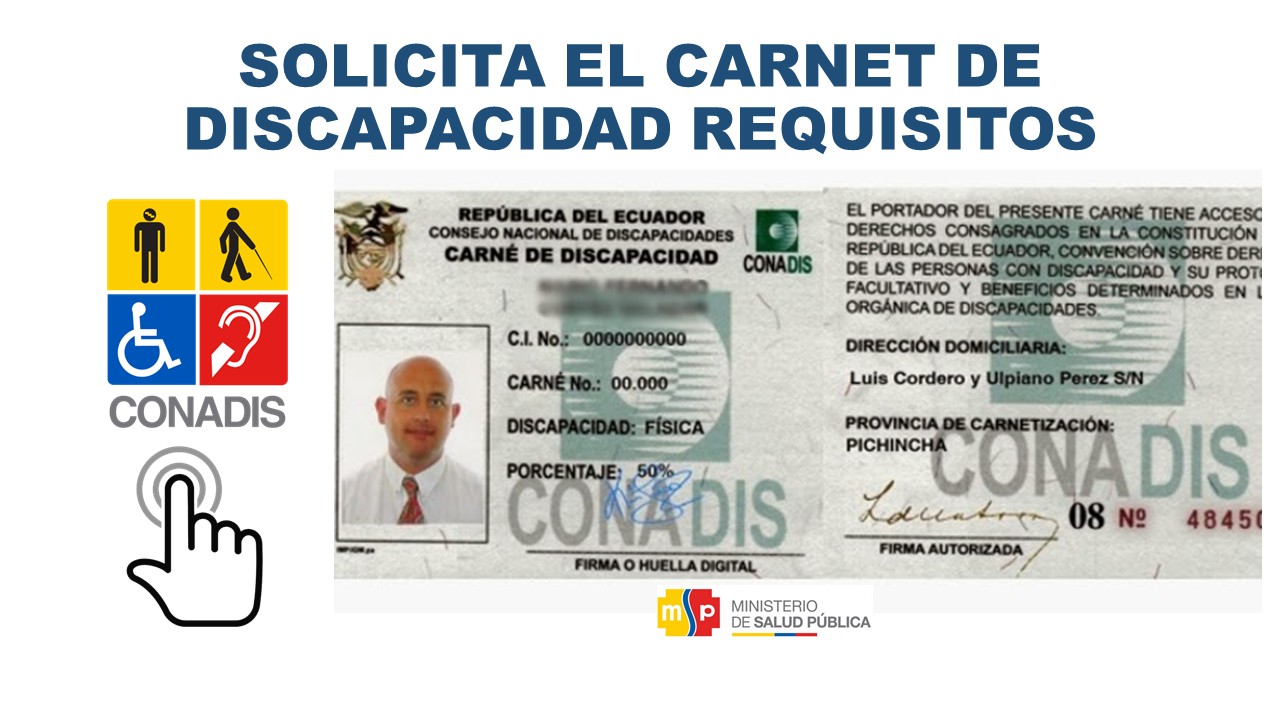 Solicitar Carnet de Discapacidad Requisitos Ecuador