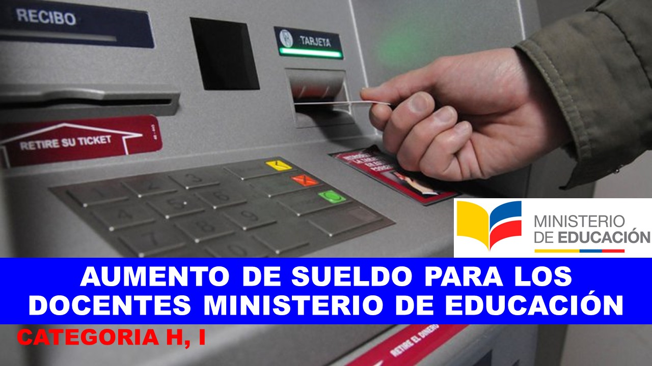 AUMENTO DE SUELDO PARA LOS DOCENTES